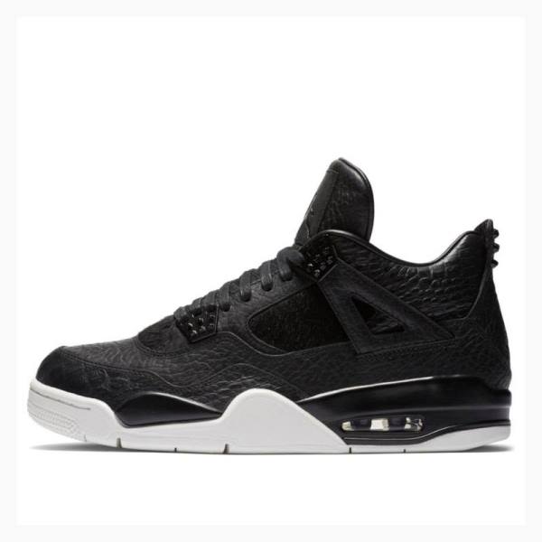 Air Jordan 4 Barbati Nike Retro Premium Pinnacle Ghete Baschet Negrii | JD-719XV