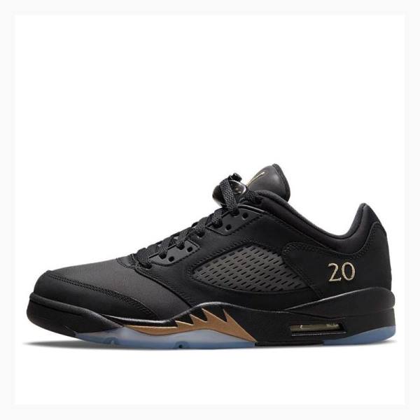 Air Jordan 5 Barbati Nike Retro Low Wings Class of 2020-2021 Adidași Negrii | JD-975WQ