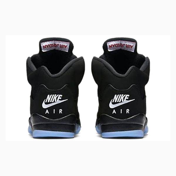 Air Jordan 5 Barbati Nike Retro Metallic Ghete Baschet Negrii Argintii | JD-756CL