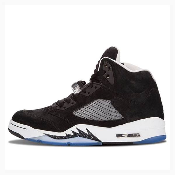 Air Jordan 5 Barbati Nike Retro Oreo Ghete Baschet Negrii | JD-390LX