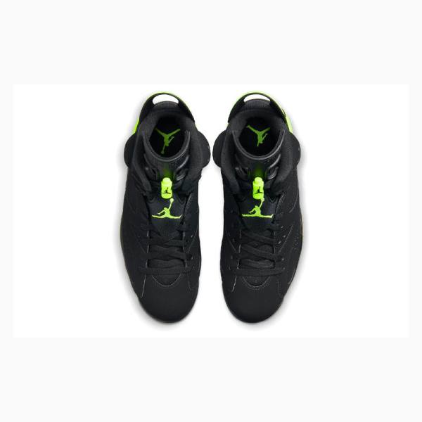 Air Jordan 6 Barbati Nike Retro Electric Ghete Baschet Negrii Verzi | JD-759KD