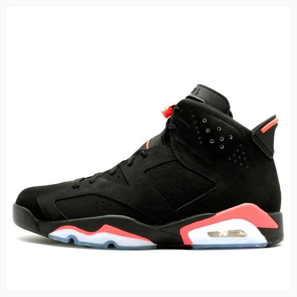 Air Jordan 6 Barbati Nike Retro Infrared Ghete Baschet Negrii Rosii | JD-981EC