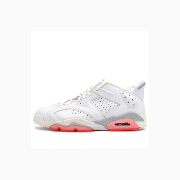 Air Jordan 6 Dama Nike Retro Low Adidași Albi Corai | JD-561KL