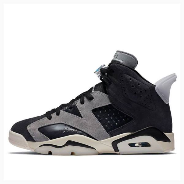 Air Jordan 6 Dama Nike Retro Tech Chrome Ghete Baschet Gri Negrii | JD-720GR