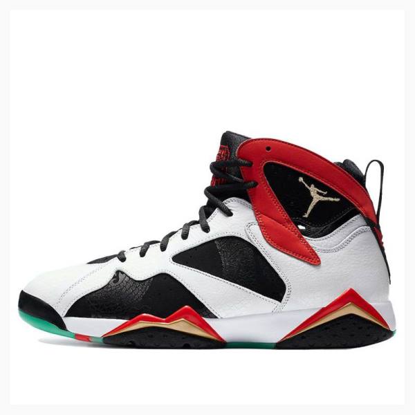 Air Jordan 7 Barbati Nike Retro GC China Edition Ghete Baschet Albi Negrii Rosii | JD-375JP