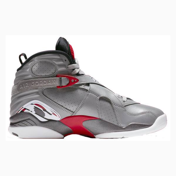 Air Jordan 8 Barbati Nike Retro Reflective Bugs Bunny Ghete Baschet Argintii | JD-207AC