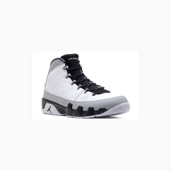 Air Jordan 9 Barbati Nike Retro Birmingham Barons Ghete Baschet Albi Negrii | JD-372ZA