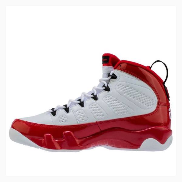 Air Jordan 9 Barbati Nike Retro Ghete Baschet Albi Rosii | JD-137KR