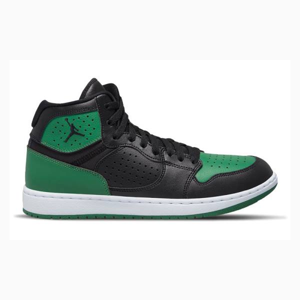 Air Jordan Barbati Nike Access Ghete Baschet Negrii Verzi | JD-315CK