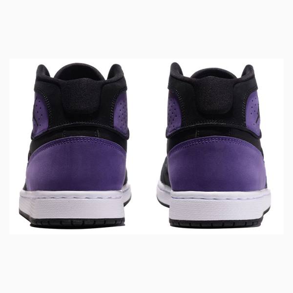 Air Jordan Barbati Nike Access Ghete Baschet Violet Negrii | JD-549YB