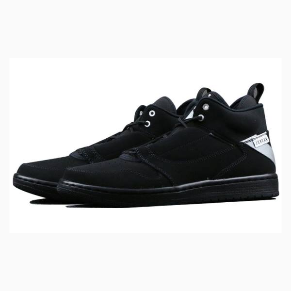 Air Jordan Barbati Nike Fadeaway Ghete Baschet Negrii | JD-984PZ