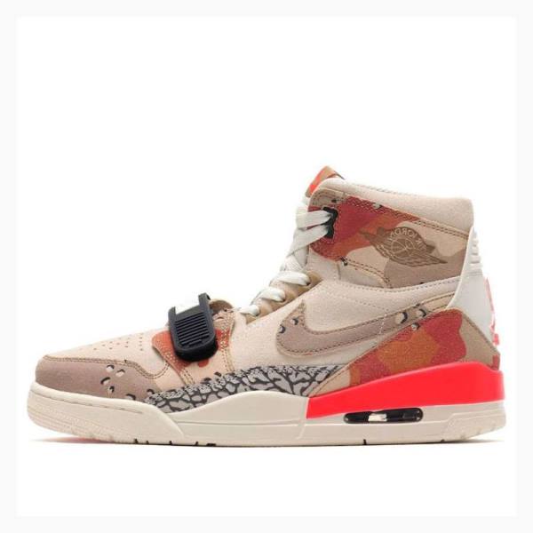 Air Jordan Barbati Nike Legacy 312 Sail Desert Camo Infrared Ghete Baschet Maro Rosii | JD-451XP