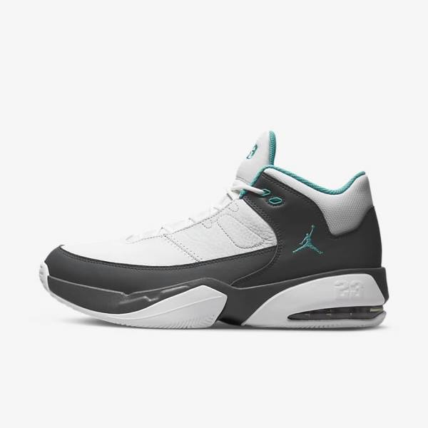 Air Jordan Barbati Nike Max Aura 3 Ghete Baschet Albi Gri Turcoaz | NK081JAM