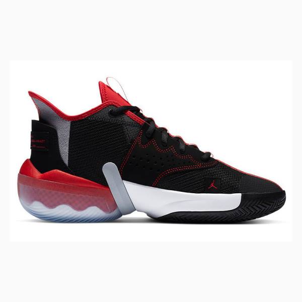 Air Jordan Barbati Nike React Elevation PF Ghete Baschet Negrii Albi Rosii | JD-750QL