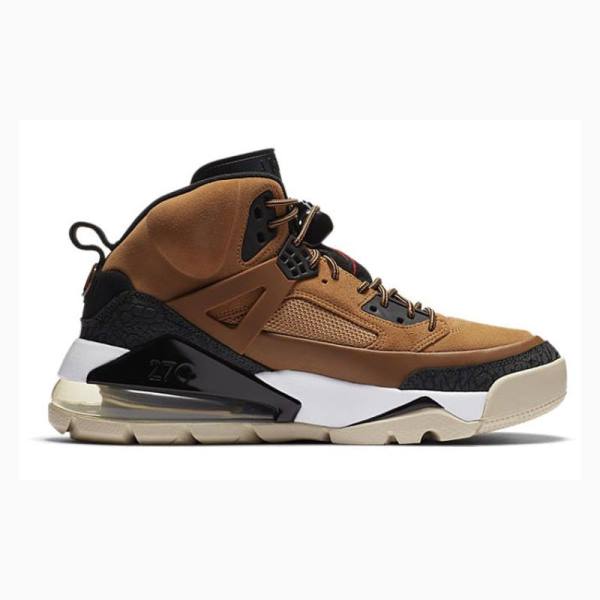 Air Jordan Barbati Nike Spizike 270 Boot Wheat Ghete Baschet Negrii Maro | JD-623AC