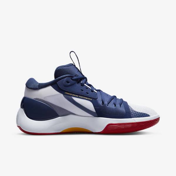 Air Jordan Barbati Nike Zoom Separate Bleumarin Albi Rosii Aurii | NK895XWY