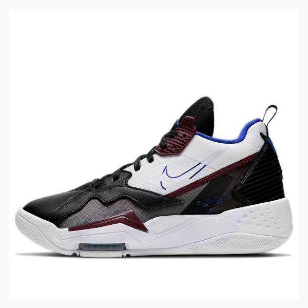 Air Jordan Dama Nike Zoom 92 Ghete Baschet Negrii Albi Albastri | JD-652LJ