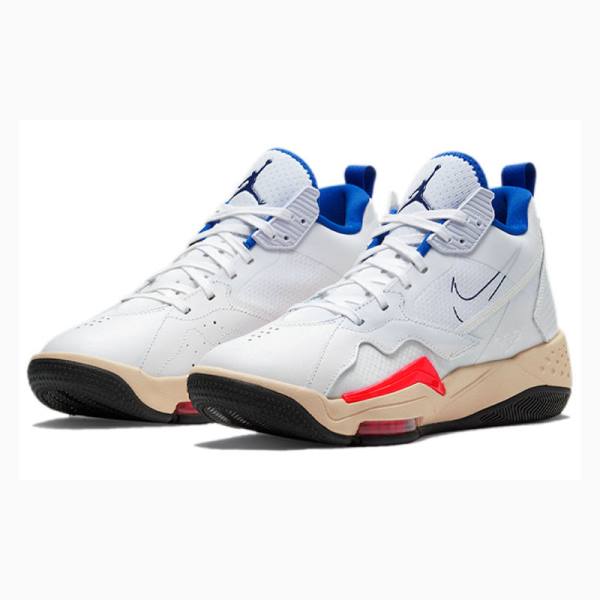 Air Jordan Dama Nike Zoom 92 Ultramarine Ghete Baschet Albi Albastri Rosii | JD-874YN